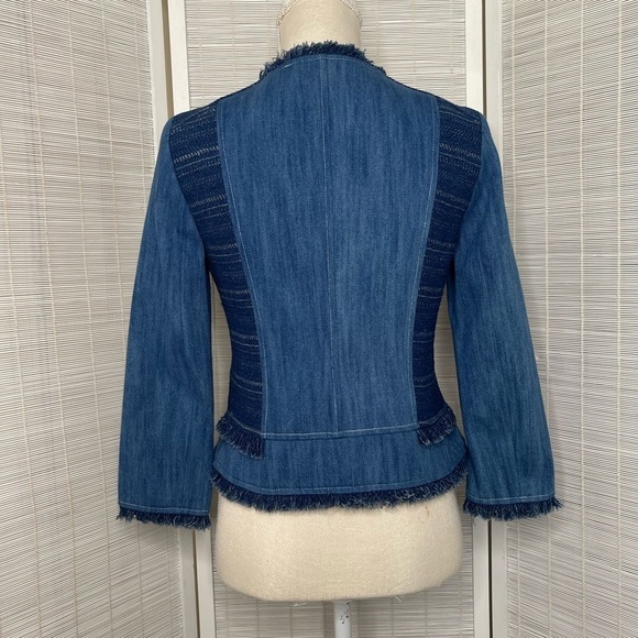 Kobi Halperin Denim Blazer Jacket Blue Size XS - Picture 4 of 7